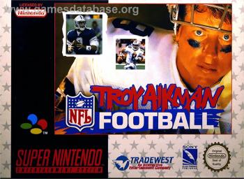 Cover Troy Aikman NFL Football for Super Nintendo